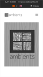 Mobile Screenshot of ambients-menorca.com